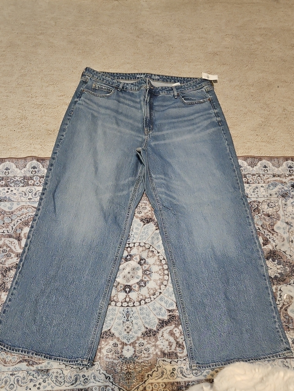 Old Navy Light Blue Wide Leg Jeans